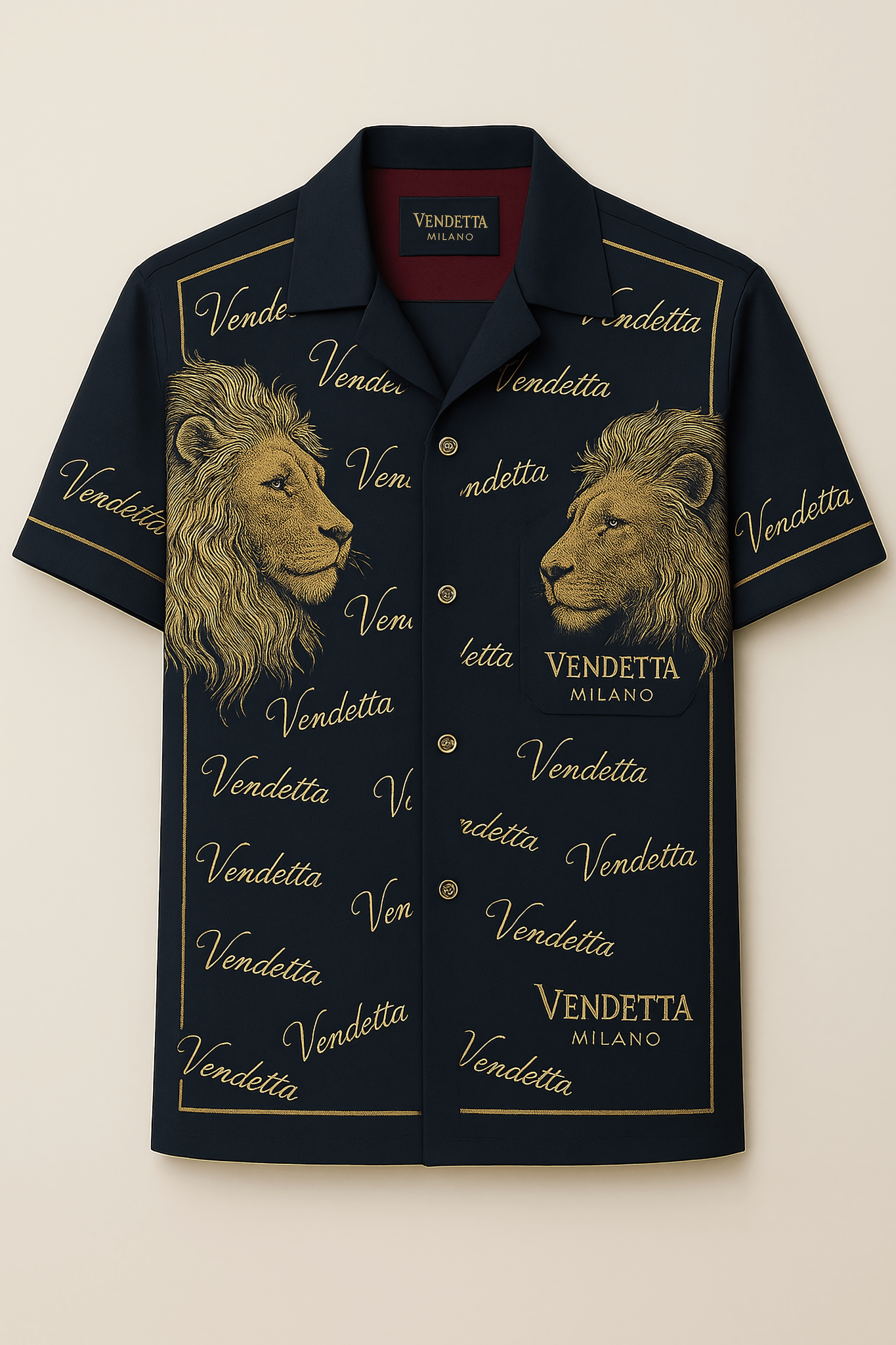 Vendetta Milano Forza Nera Hemd - Vendetta Milano