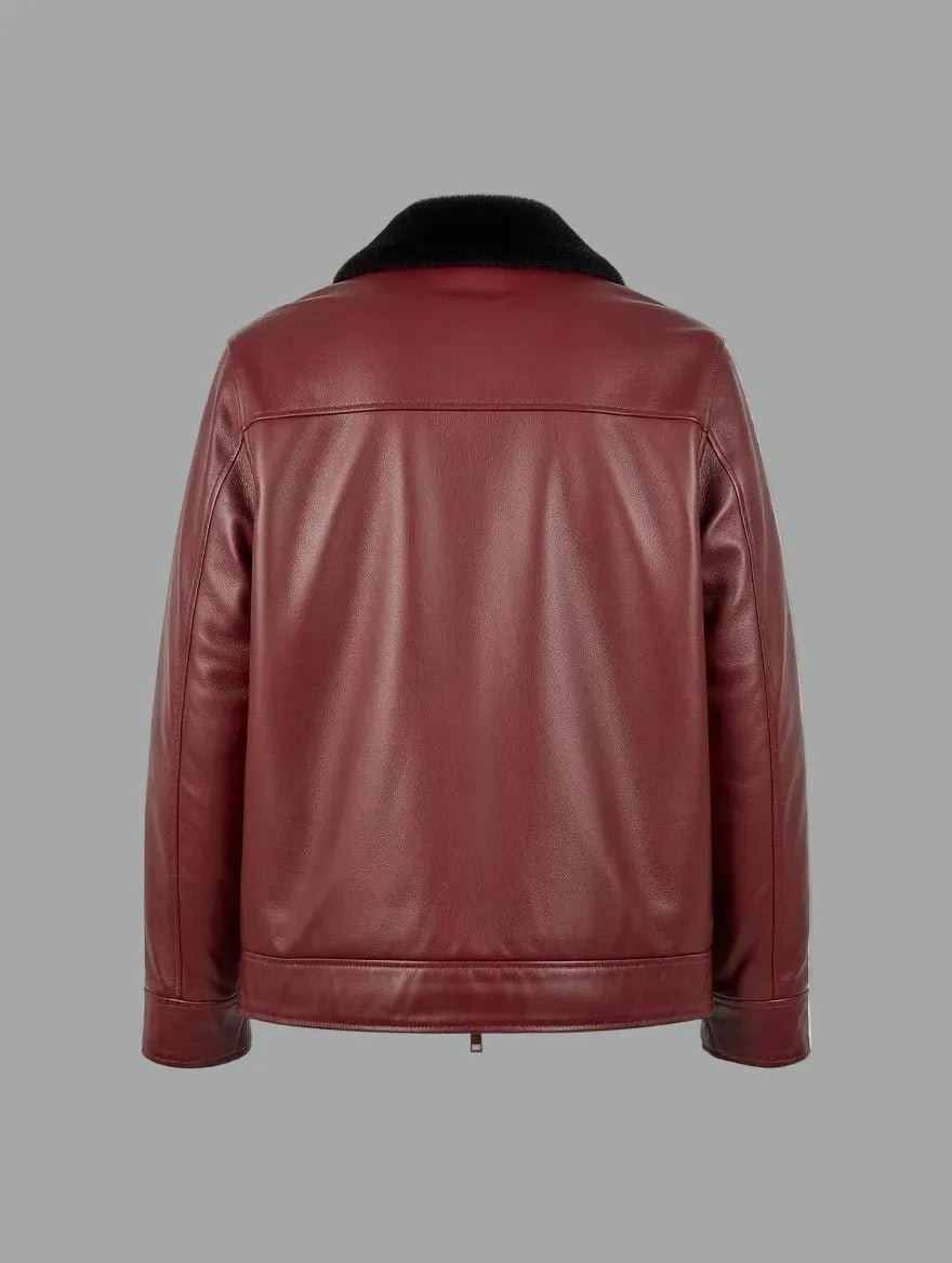 Vendetta Milano Leder Jacke Rosso Imperial - Vendetta MilanoLederjacke
