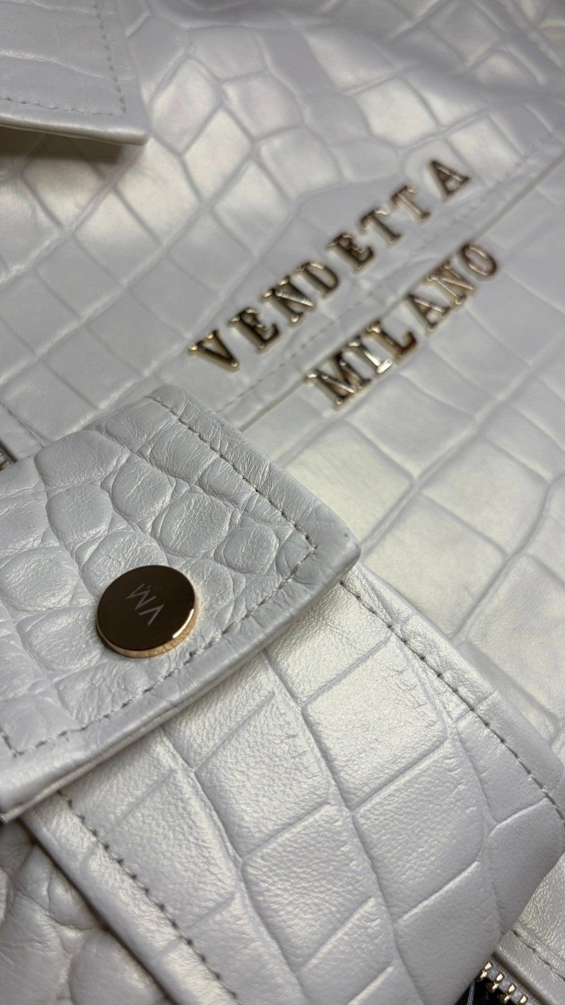 Vendetta Milano Lupo Bianco Jacke - Vendetta Milano