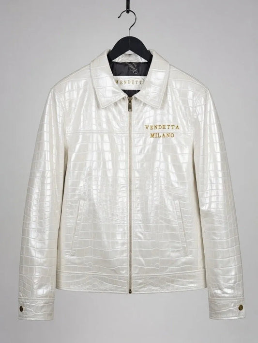 Vendetta Milano Lupo Bianco Jacke - Vendetta Milano