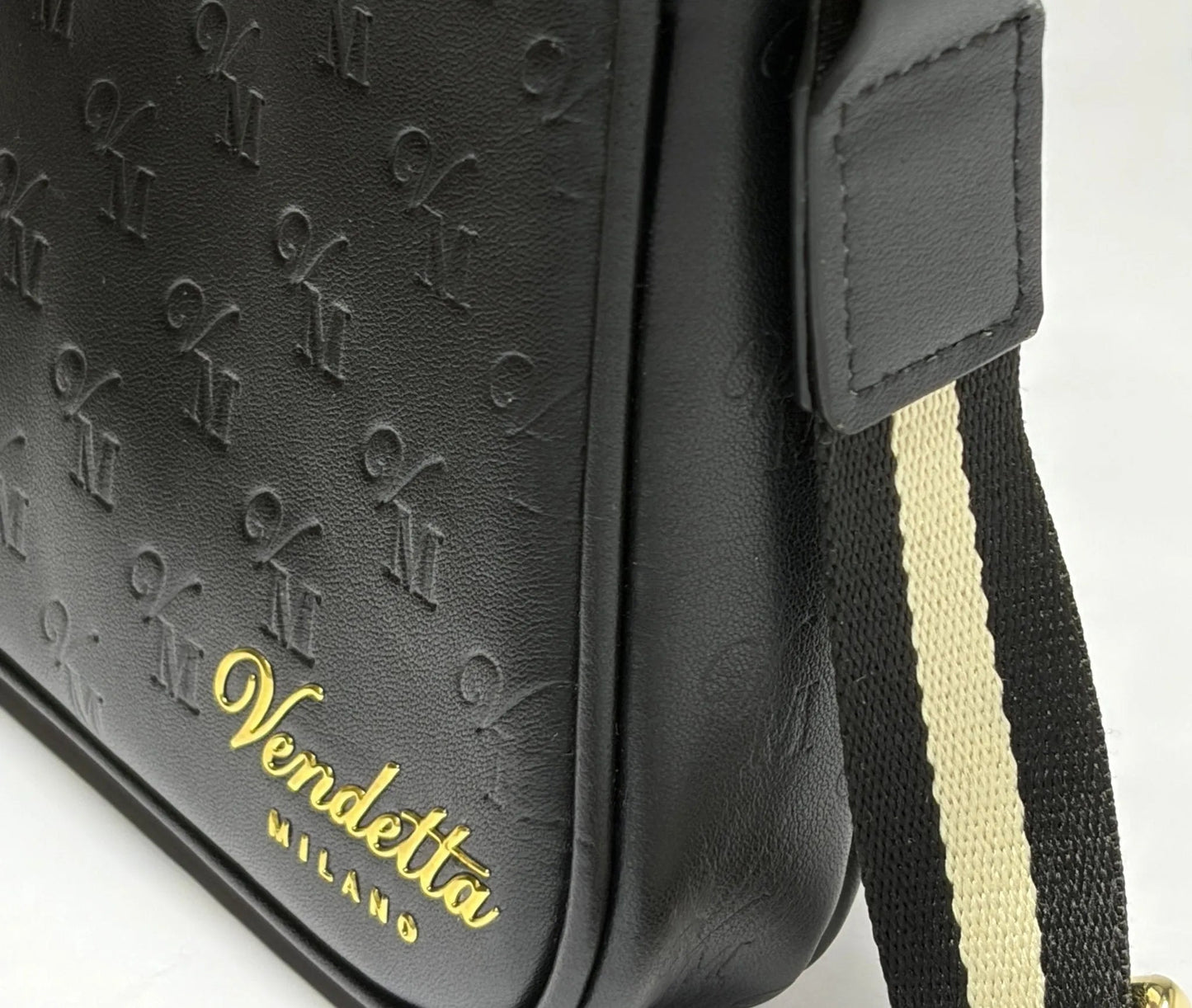 Vendetta Milano Nero Lusso Messenger Bag – Leder Herren - Tasche - Vendetta Milano