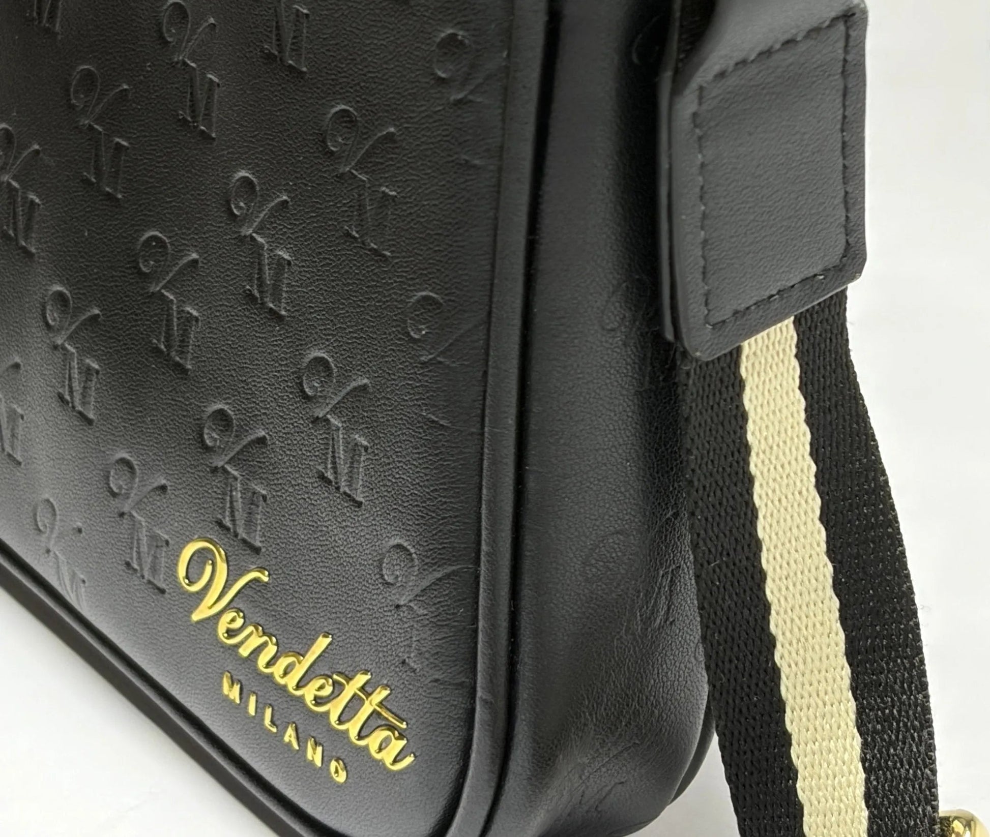 Vendetta Milano Nero Lusso Messenger Bag – Leder Herren - Tasche - Vendetta Milano