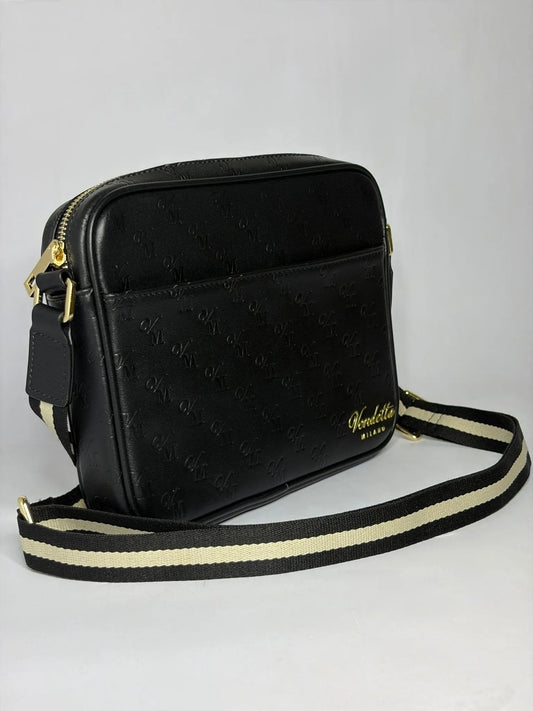 Vendetta Milano Nero Lusso Messenger Bag – Leder Herren - Tasche - Vendetta Milano