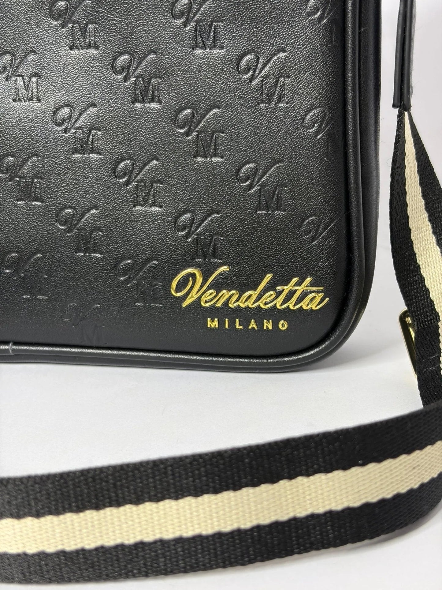 Vendetta Milano Nero Lusso Messenger Bag – Leder Herren - Tasche - Vendetta Milano