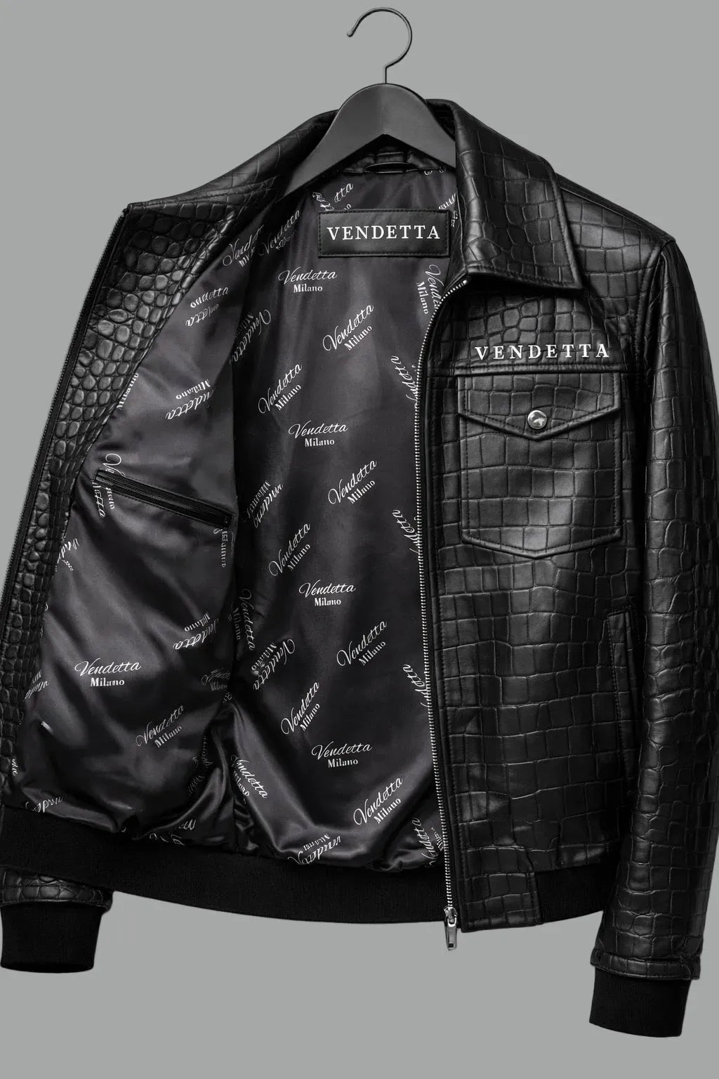 Vendetta Milano Notte Scura Lederjacke - Vendetta Milano