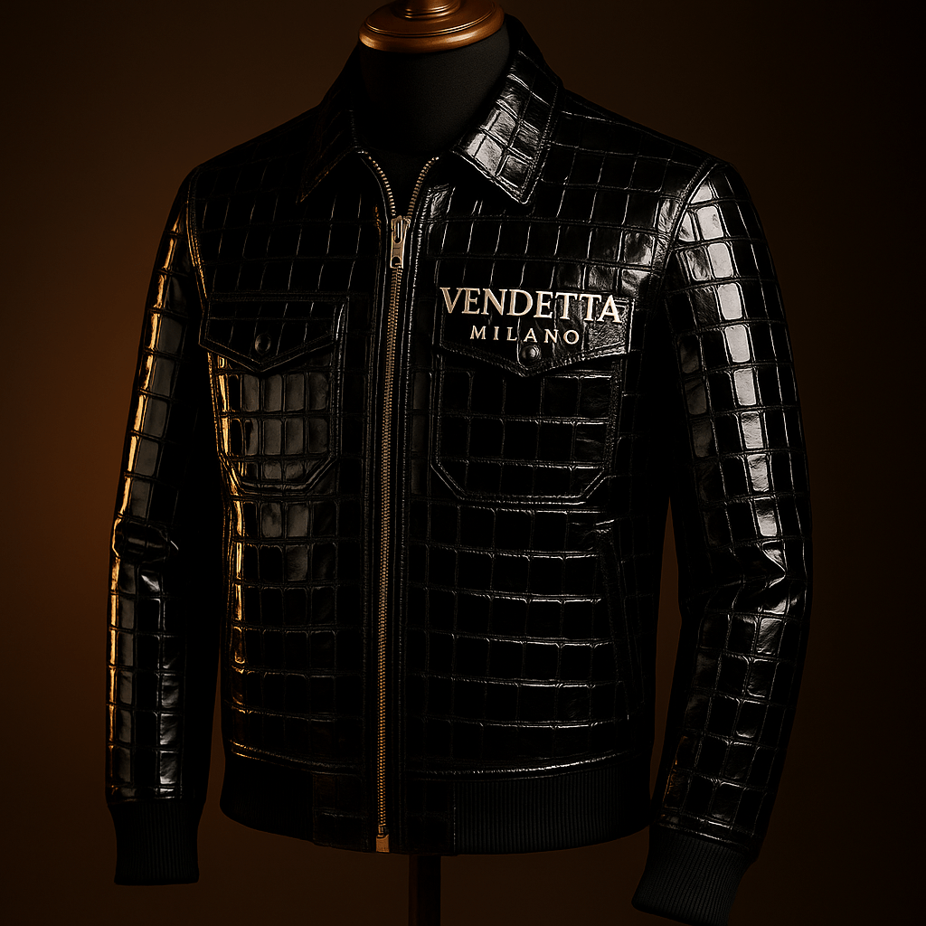 Vendetta Milano Notte Scura Lederjacke - Vendetta Milano