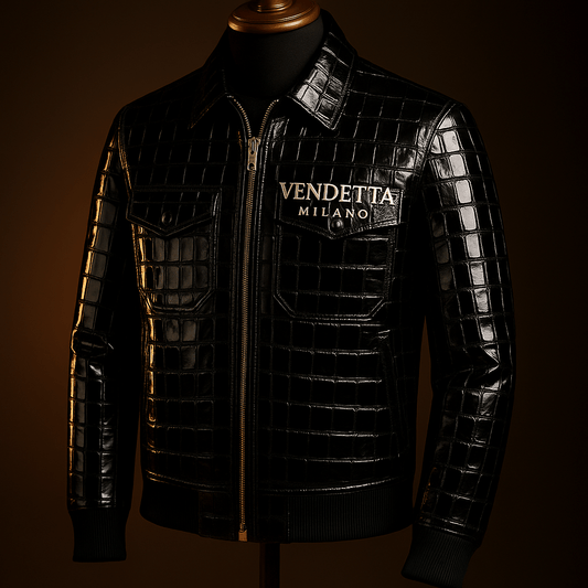 Vendetta Milano Notte Scura Lederjacke - Vendetta Milano