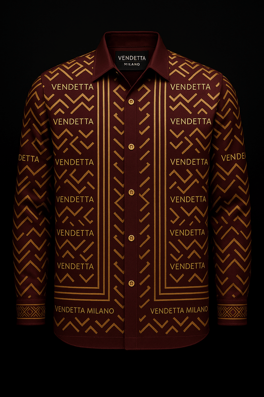 Vendetta Milano Rosso Imperiale Hemd - Vendetta Milano