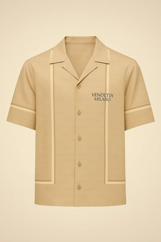 Vendetta Milano Sabbia Classico Hemd - Vendetta Milano