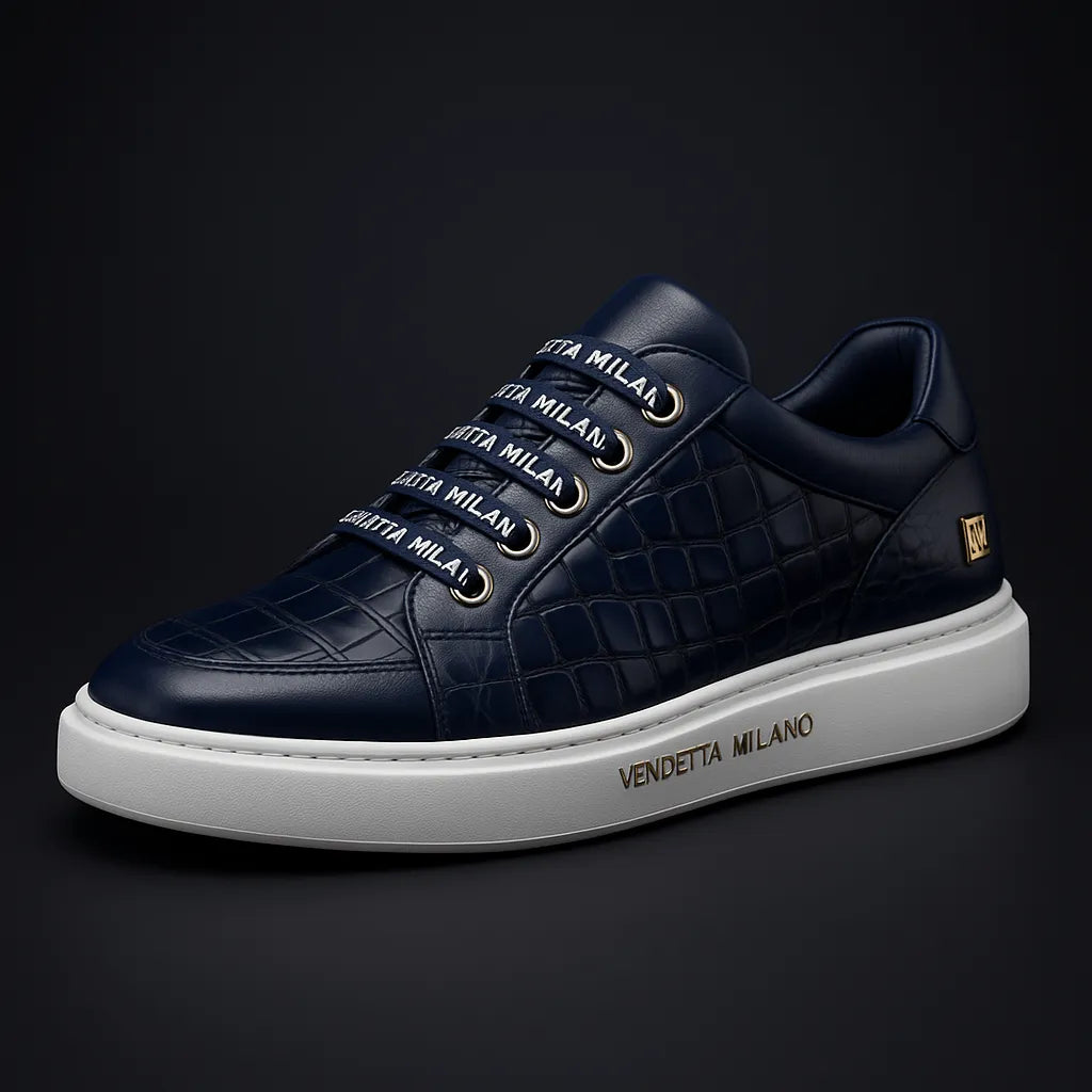 Vendetta Milano Sneaker Signature Navy - Vendetta Milano