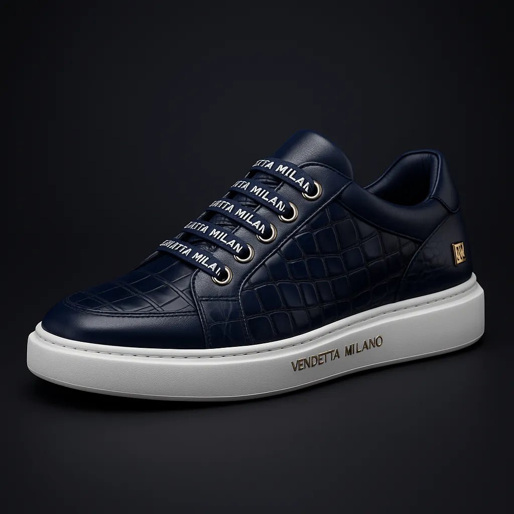 Vendetta Milano Sneaker Signature Navy - Vendetta Milano